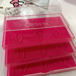 Beauty Creations Hot Pink Lash Organizer